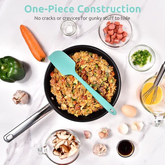 Heat Resistant Silicone Large Spatula: 600ºF High Heat Flexible 11.38in Silicon - Picture 8 of 8